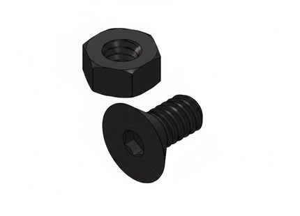 1/4-20 Flat Head Screw 3D Printing Model STL and 3MF Download