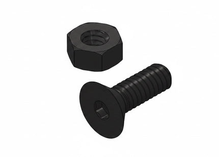 1/4-20 Flat Head Screw 3D Printing Model STL and 3MF Download