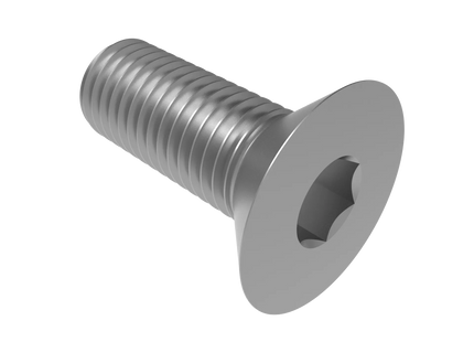 3/4"-10 Flat Head Screw 3D CAD Model | STEP, IGES, STL, OBJ , FBX, DWG, DXF