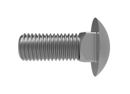 3/4"-10 Carriage Bolt – Download 3D CAD Model (STEP, IGES, STL, DWG, DXF)