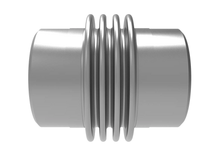 Expansion Joint with Butt-Weld Ends CAD Model | For 3-1/2″ Pipe OD Industrial Piping