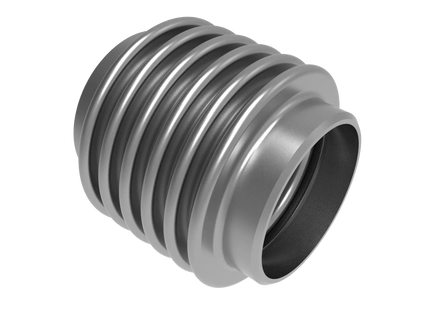 Expansion Joint with Butt-Weld Ends CAD Model | For 4 1/2″ Pipe OD Industrial Piping