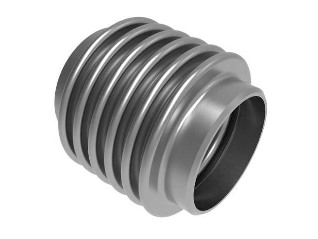 Expansion Joint with Butt-Weld Ends CAD Model | For 4 1/2″ Pipe OD Industrial Piping