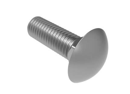 5/8"-11 Carriage Bolt – Download 3D CAD Model (STEP, IGES, STL, DWG, DXF)