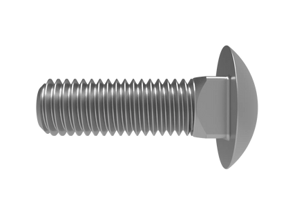 5/8"-11 Carriage Bolt – Download 3D CAD Model (STEP, IGES, STL, DWG, DXF)