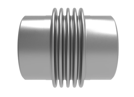 Expansion Joint with Butt-Weld Ends CAD Model | For 5 9/16″ Pipe OD Industrial Piping