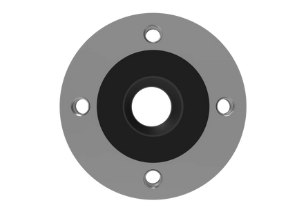 Expansion Joint with Flanged Ends CAD Model | Neoprene Rubber, 5″ Flange OD, Threaded Bolt Holes