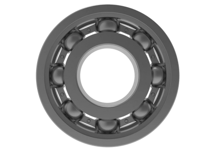 6001 Deep Groove Ball Bearing CAD Model – STEP, STL, IGES, DWG Download | 12x28x8 mm