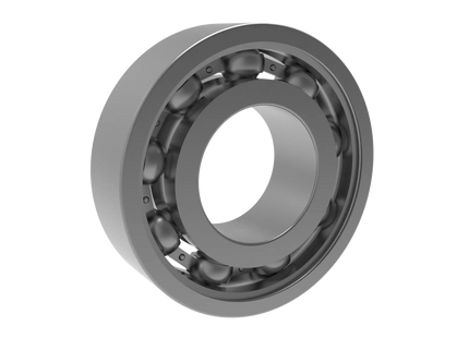 6002 Deep Groove Ball Bearing CAD Model – STEP, STL, IGES, DWG Download | 15x32x9 mm