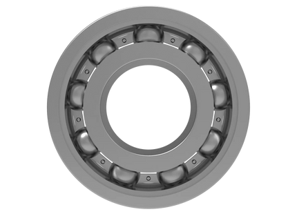 6002 Deep Groove Ball Bearing CAD Model – STEP, STL, IGES, DWG Download | 15x32x9 mm