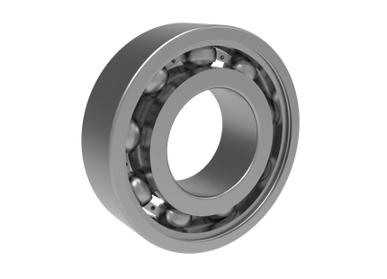 6004 Deep Groove Ball Bearing CAD Model – STEP, STL, IGES, DWG Download | 20x42x12 mm