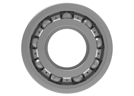 6004 Deep Groove Ball Bearing CAD Model – STEP, STL, IGES, DWG Download | 20x42x12 mm
