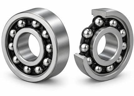 6005 Deep Groove Ball Bearing CAD Model – STEP, STL, IGES, DWG Download | 25x47x12 mm