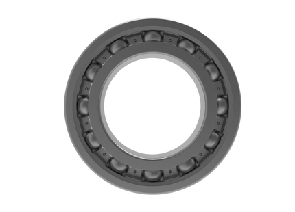 6008 Deep Groove Ball Bearing CAD Model – STEP, STL, IGES, DWG Download | 40x68x15 mm