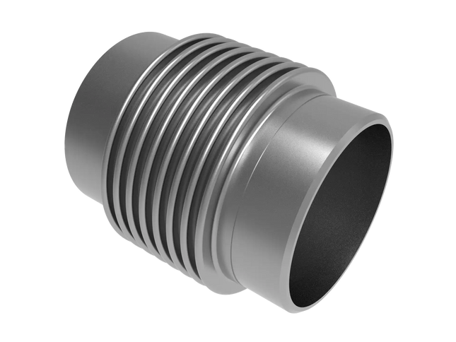 Expansion Joint with Butt-Weld Ends CAD Model | For 6 5/8″ Pipe OD Industrial Piping