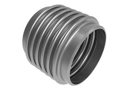 Expansion Joint with Butt-Weld Ends CAD Model | For 8 5/8″ Pipe OD Industrial Piping