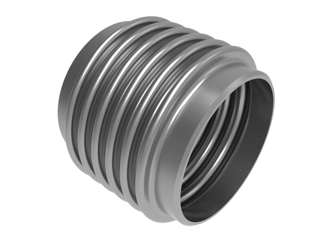 Expansion Joint with Butt-Weld Ends CAD Model | For 8 5/8″ Pipe OD Industrial Piping