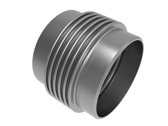 Expansion Joint with Butt-Weld Ends CAD Model | For 10 3/4″ Pipe OD Industrial Piping