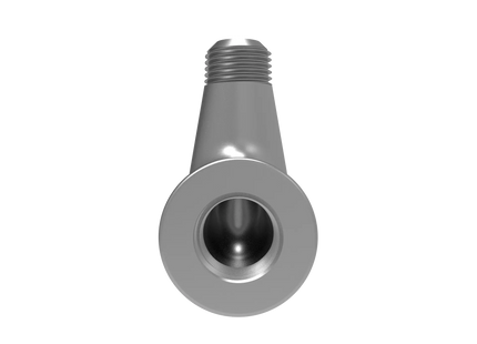 1/8" NPT Female‑to-Male 90° Elbow Adapter – 3D CAD Model (STEP, STL, IGES, DWG, DXF)
