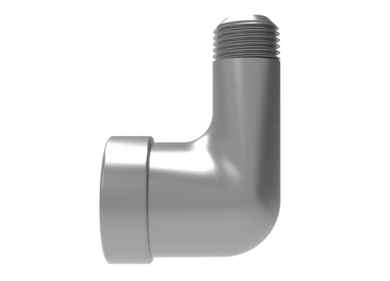 1/8" NPT Female‑to-Male 90° Elbow Adapter – 3D CAD Model (STEP, STL, IGES, DWG, DXF)