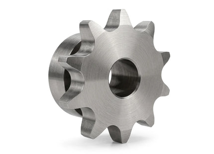 ANSI #40 Roller Chain Sprocket CAD Model, 10 Teeth | Keyway & Set Screw Options