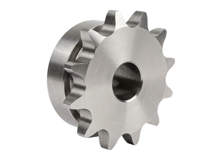 ANSI #40 Roller Chain Sprocket CAD Model, 12 Teeth | Keyway & Set Screw Options