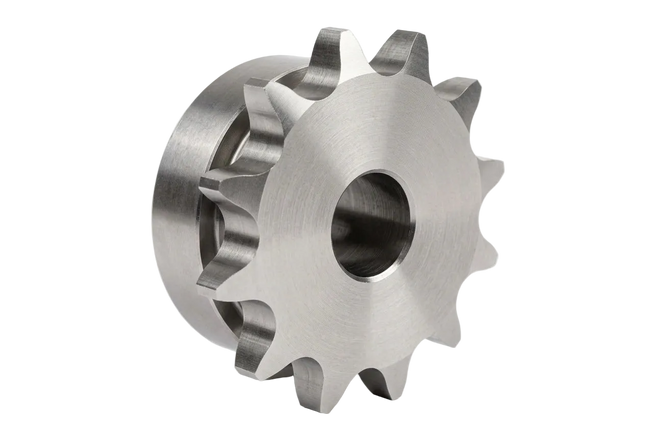 ANSI #40 Roller Chain Sprocket CAD Model, 12 Teeth | Keyway & Set Screw Options