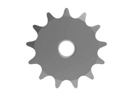ANSI #40 Roller Chain Sprocket CAD Model, 13 Teeth | Keyway & Set Screw Options