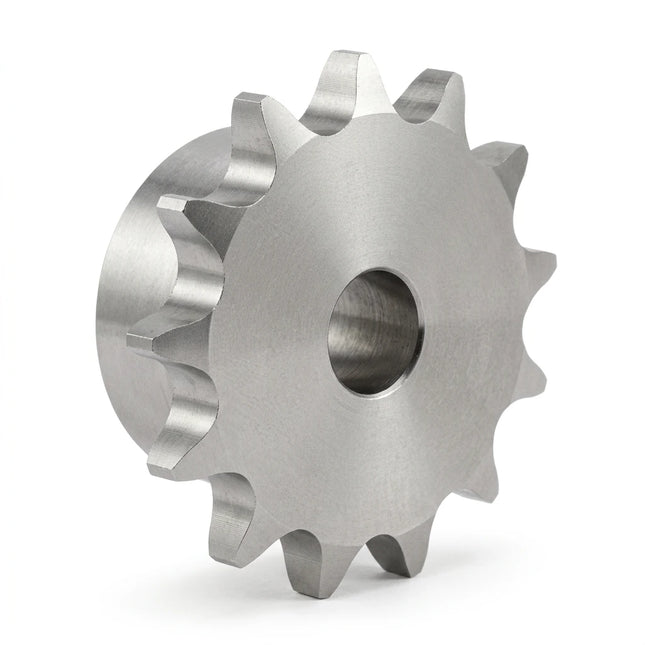 ANSI #40 Roller Chain Sprocket CAD Model, 13 Teeth | Keyway & Set Screw Options