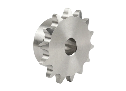 ANSI #40 Roller Chain Sprocket CAD Model, 14 Teeth | Keyway & Set Screw Options