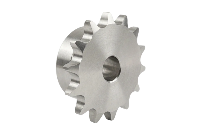 ANSI #40 Roller Chain Sprocket CAD Model, 14 Teeth | Keyway & Set Screw Options