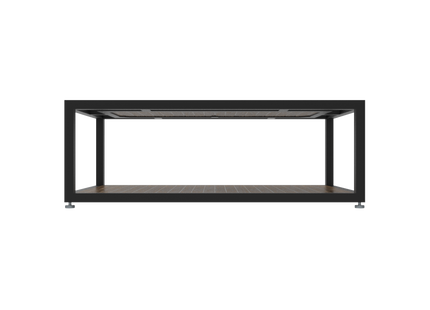 Modern Coffee Table 3D CAD Model 04- Steel Metal Wood Top DWG STEP STL OBJ Download