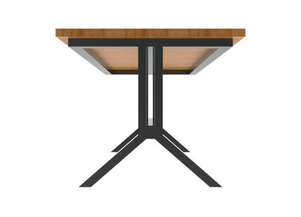 Steel Frame Dining Table 2D & 3D Cad Files - DT-001