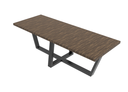 Steel Frame Dining Table 2D & 3D Cad Files - DT-002