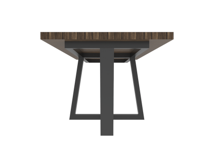 Steel Frame Dining Table 2D & 3D Cad Files - DT-002