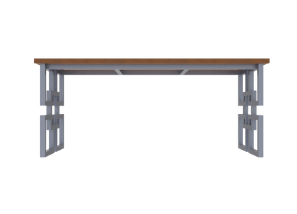 Steel Frame Dining Table 2D & 3D Cad Files - DT-003