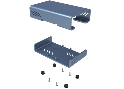 Enclosure Design 01 - Download 3D CAD Models (STEP, IGES, STL, DWG, DXF)