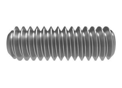 1/4"-20 Set Screw (Grub Screw) | Download 3D CAD Models (STEP, IGES, STL, DWG, DXF)