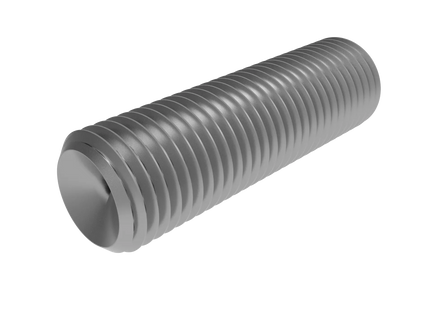 1 1/2"-6 Set Screw (Grub Screw) | Download 3D CAD Models (STEP, IGES, STL, DWG, DXF)