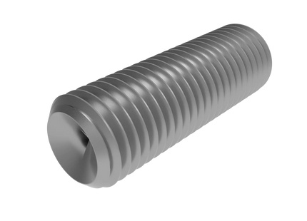 1"-8 Set Screw (Grub Screw) | Download 3D CAD Models (STEP, IGES, STL, DWG, DXF)