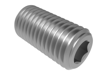 3/4"-10 Set Screw (Grub Screw) | Download 3D CAD Models (STEP, IGES, STL, DWG, DXF)