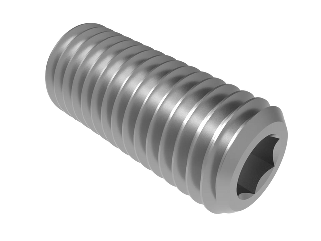 5/8"-11 Set Screw (Grub Screw) | Download 3D CAD Models (STEP, IGES, STL, DWG, DXF)