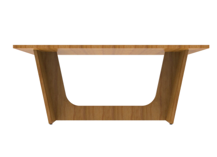 Wood Office Table 2D & 3D Cad Files – OOT-004