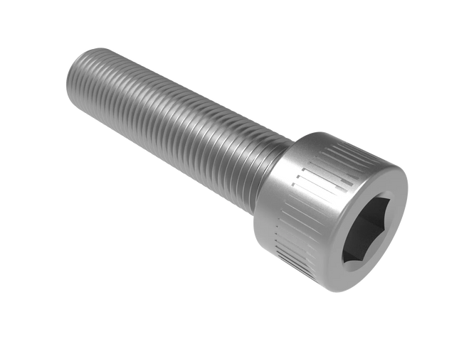 1/2-13 UNC Socket Head Cap Screw CAD Model – 3D STEP, IGES, STL,DWG,DXF Download | ASME B18.3