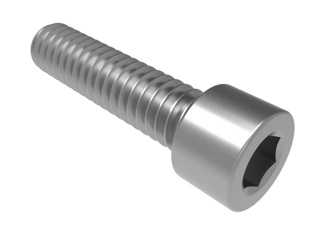 1/4-20 UNC Socket Head Cap Screw CAD Model – 3D STEP, IGES, STL,DWG,DXF Download | ASME B18.3