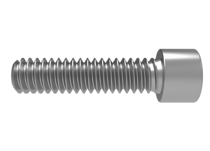 1/4-20 UNC Socket Head Cap Screw CAD Model – 3D STEP, IGES, STL,DWG,DXF Download | ASME B18.3