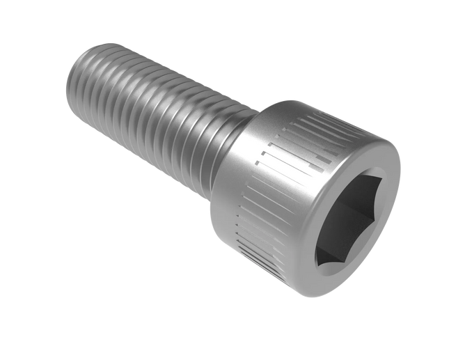 3/4-10 UNC Socket Head Cap Screw CAD Model – 3D STEP, IGES, STL,DWG,DXF Download | ASME B18.3