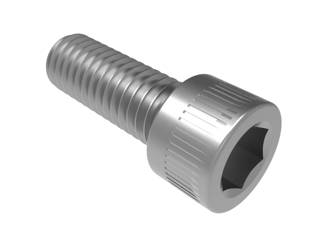 3/8-16 UNC Socket Head Cap Screw CAD Model – 3D STEP, IGES, STL,DWG,DXF Download | ASME B18.3