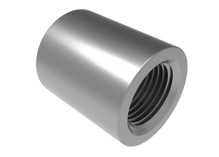 1/2" NPT Female Straight Connector | Download 3D Files (STEP, STL, IGES, DWG)
