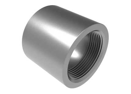 1 1/2" NPT Female Straight Connector | Download 3D Files (STEP, STL, IGES, DWG)